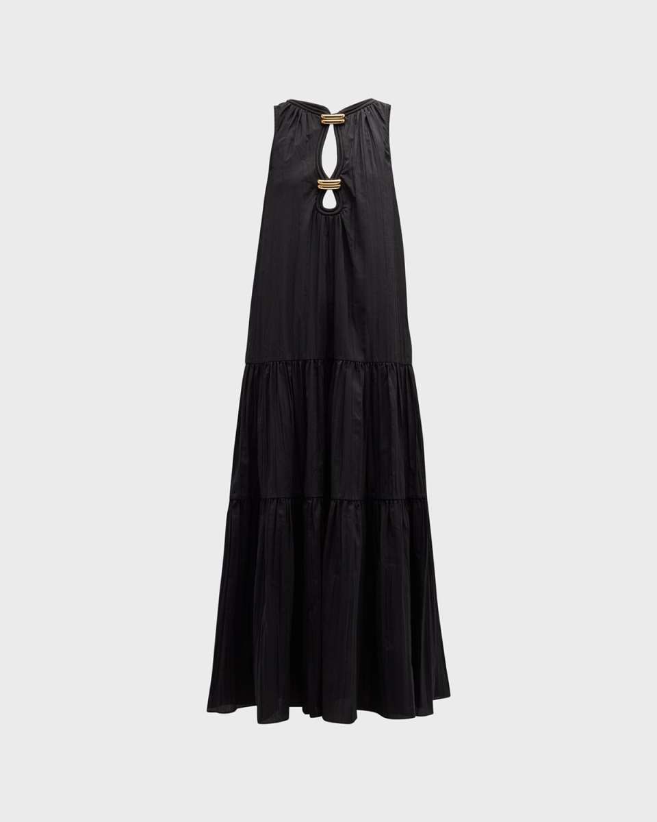 Conara Cut-Out Tiered Maxi Dress